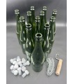 Kit pour cidre 12 bouteilles, 12 bouchons, 12 muselets & pose muselets