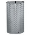 Cuve inox fond plat 75L + couvercle et robinet